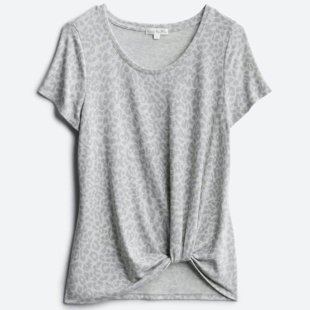 Stitch Fix NINE BRITTON Ember Knot Front Knit Top